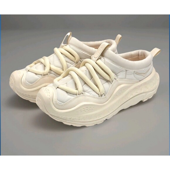 New Hoka One One Ora Primo Vanilla OFF WHITE Slip On 1141570 WOMEN'S 9.5 Men 8.5 - Picture 5 of 16